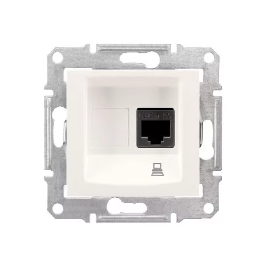 SCHNEIDER SDN4500123 SEDNA 1xRJ45 Cat5e STP aljzat, krém