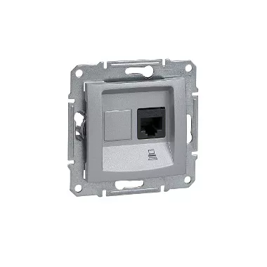 SCHNEIDER SDN4900160 SEDNA 1xRJ45 Cat6 STP aljzat, alumínium SCHNEIDER SDN4900160 SEDNA 1xRJ45 Cat6 STP aljzat, alumínium