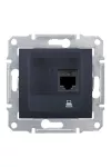 SCHNEIDER SDN4900170 SEDNA 1xRJ45 Cat6 STP socket, graphite
