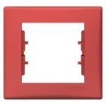 SCHNEIDER SDN5800141 SEDNA Egyes keret, piros