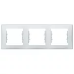   SCHNEIDER SDN5800533 SEDNA Hármas keret, vízszintes, felhőszürke