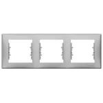   SCHNEIDER SDN5800560 SEDNA Triple frame, horizontal, aluminum