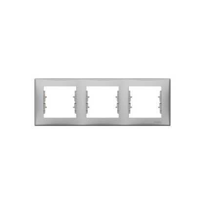   SCHNEIDER SDN5800560 SEDNA Triple frame, horizontal, aluminum