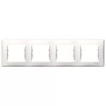 SCHNEIDER SDN5800723 SEDNA Négyes keret, vízszintes, krém