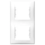 SCHNEIDER SDN5801121 SEDNA Double frame, vertical, white
