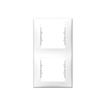 SCHNEIDER SDN5801121 SEDNA Double frame, vertical, white