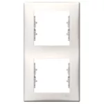 SCHNEIDER SDN5801123 SEDNA Double frame, vertical, cream