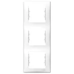 SCHNEIDER SDN5801321 SEDNA Triple frame, vertical, white