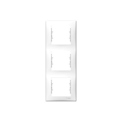 SCHNEIDER SDN5801321 SEDNA Triple frame, vertical, white