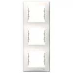 SCHNEIDER SDN5801323 SEDNA Triple frame, vertical, cream