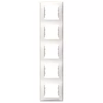 SCHNEIDER SDN5801523 SEDNA Five-frame, vertical, cream