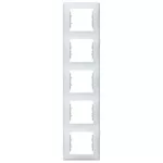SCHNEIDER SDN5801533 SEDNA Five-frame, vertical, cloud gray