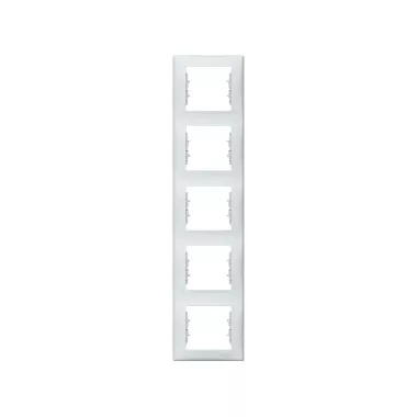 SCHNEIDER SDN5801533 SEDNA Five-frame, vertical, cloud gray