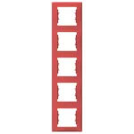 SCHNEIDER SDN5801541 SEDNA Five-frame, vertical, red
