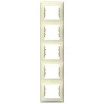SCHNEIDER SDN5801547 SEDNA Five-frame, vertical, beige
