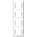 SCHNEIDER SDN5802021 SEDNA Four frames, vertical, white