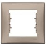 SCHNEIDER SDN5810568 SEDNA Single frame, IP44, titanium
