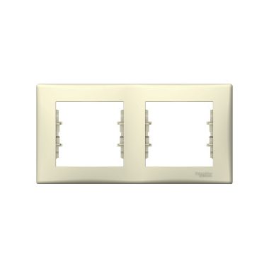 SCHNEIDER SDN5810647 SEDNA Double frame, IP44, beige