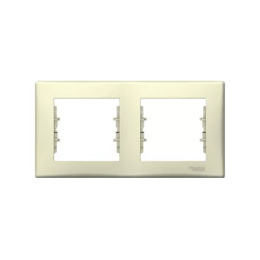 SCHNEIDER SDN5810647 SEDNA Double frame, IP44, beige
