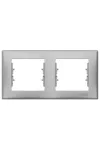 SCHNEIDER SDN5810660 SEDNA Kettes keret, IP44, alumínium SCHNEIDER SDN5810660 SEDNA Kettes keret, IP44, alumínium