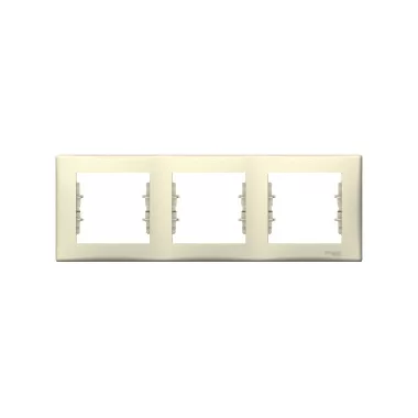 SCHNEIDER SDN5810747 SEDNA Hármas keret, IP44, krém SCHNEIDER SDN5810747 SEDNA Hármas keret, IP44, krém