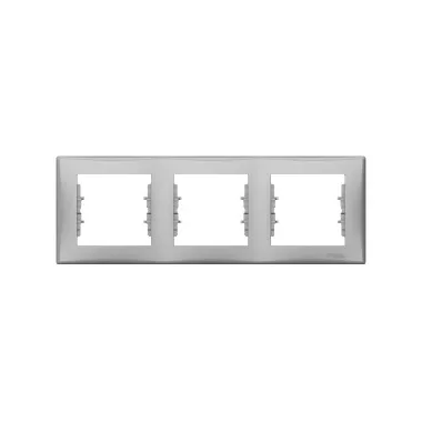 SCHNEIDER SDN5810760 SEDNA Hármas keret, IP44, alumínium SCHNEIDER SDN5810760 SEDNA Hármas keret, IP44, alumínium