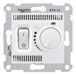 SCHNEIDER SDN6000121 SEDNA Room thermostat, 10A, white