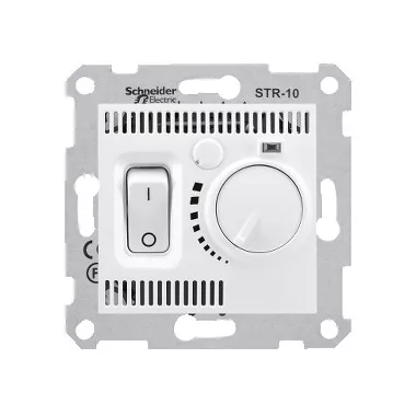 SCHNEIDER SDN6000121 SEDNA Room thermostat, 10A, white SCHNEIDER SDN6000121 SEDNA Room thermostat, 10A, white