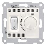SCHNEIDER SDN6000123 SEDNA Room thermostat, 10A, cream