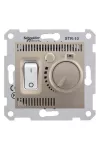 SCHNEIDER SDN6000168 SEDNA Szobatermosztát, 10A, titánium SCHNEIDER SDN6000168 SEDNA Szobatermosztát, 10A, titánium