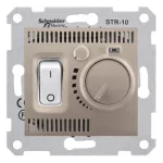 SCHNEIDER SDN6000168 SEDNA Szobatermosztát, 10A, titánium