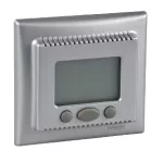   SCHNEIDER SDN6000260 SEDNA Programozható szobatermosztát, 16A (kerettel együtt szállítva), alumínium