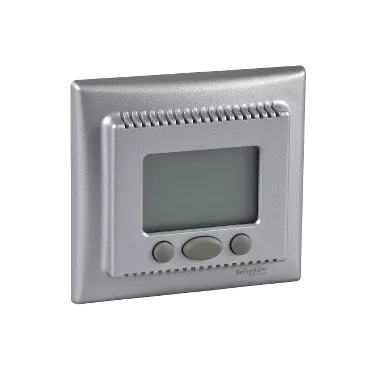 SCHNEIDER SDN6000260 SEDNA Programozható szobatermosztát, 16A (kerettel együtt szállítva), alumínium SCHNEIDER SDN6000260 SEDNA Programozható szobatermosztát, 16A (kerettel együtt szállítva), alumínium