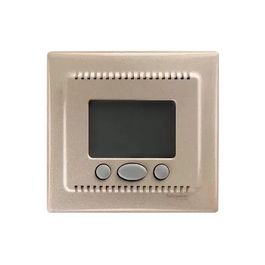 SCHNEIDER SDN6000268 SEDNA Programozható szobatermosztát, 16A (kerettel együtt szállítva), titánium SCHNEIDER SDN6000268 SEDNA Programozható szobatermosztát, 16A (kerettel együtt szállítva), titánium