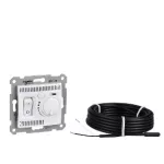   SCHNEIDER SDN6000321 SEDNA Szobatermosztát padlófűtéshez, 10A, fehér