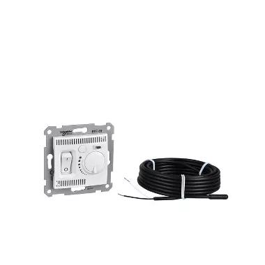 SCHNEIDER SDN6000321 SEDNA Room thermostat for underfloor heating, 10A, white SCHNEIDER SDN6000321 SEDNA Room thermostat for underfloor heating, 10A, white