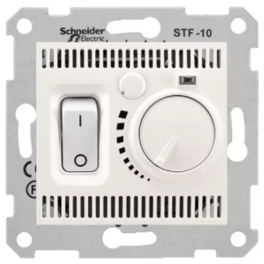 SCHNEIDER SDN6000323 SEDNA Szobatermosztát padlófűtéshez, 10A, krém SCHNEIDER SDN6000323 SEDNA Szobatermosztát padlófűtéshez, 10A, krém