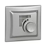   SCHNEIDER SDN6001160 SEDNA Szobatermosztát hűtési móddal, 10A (kerettel együtt szállítva), alumínium