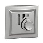   SCHNEIDER SDN6001160 SEDNA Room thermostat with cooling mode, 10A (supplied with frame), aluminum