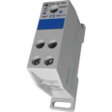 S&G Fővezetéki leágazó sorkapocs, 35mm2/4x10mm2