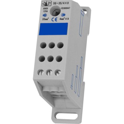 S&G Fővezetéki leágazó sorkapocs, 35mm2/9x4mm2