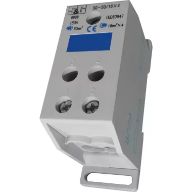 S&G Fővezetéki leágazó sorkapocs, 50 mm2/16x4 mm2