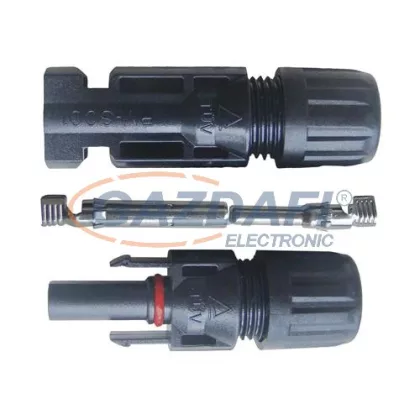 MC4 lengő csatlakozó solar pár /anya+apa/ kompletten