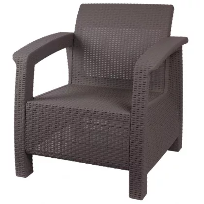   SG PRO 802280 Aruba kerti fotel mokka színben, párna nélkül