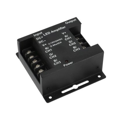   SG Technologies 326 LED szalag jelerősítő RGB 288-576w 3x8A 12-24V IP20 80x70x30mm