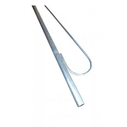 Földelőszonda, 1.5m, villámvédelmi, 20mm, kör alakú, tüzihorganyzott kivitelben, 10-es köracéllal Földelőszonda, 1.5m, villámvédelmi, 20mm, kör alakú, tüzihorganyzott kivitelben, 10-es köracéllal