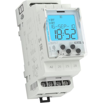  Elko SHT-7 Digitális napi/heti/éves kapcsolóóra két csatornás NFC programozással AC230V