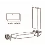   SIRIUS KITSDDH5 - Páraelszívó  aktívszén szűrőkészlet, S-DDH5