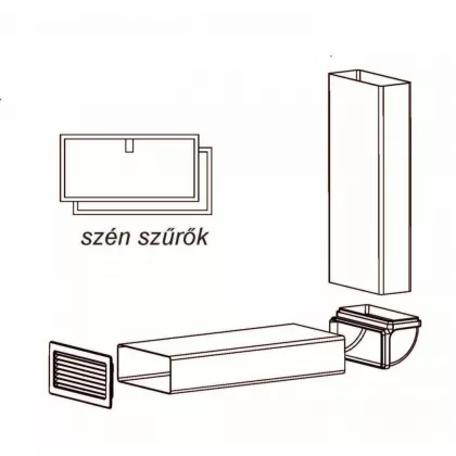 SIRIUS KITSDDH5 - Páraelszívó  aktívszén szűrőkészlet, S-DDH5