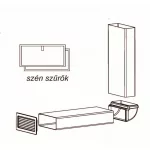   SIRIUS KITSDDH6 - Páraelszívó aktívszén szűrőkészlet, S-DDH6